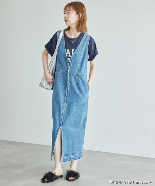 ROPE' PICNIC（ロペピクニック）の「YALE&HARVARD/プリントTシャツ（Tシャツ/カットソー・レディース・ブルー系その他/ボルドー・38）」の10枚目の写真