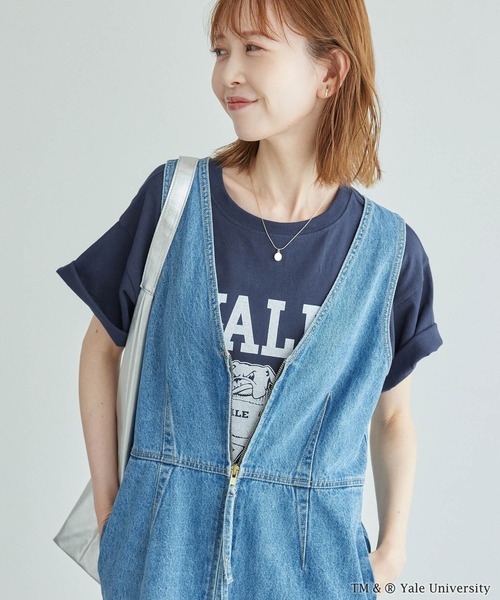 ROPE' PICNIC（ロペピクニック）の「YALE&HARVARD/プリントTシャツ（Tシャツ/カットソー・レディース・ブルー系その他/ボルドー・38）」の12枚目の写真