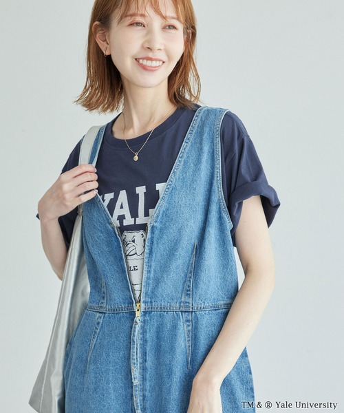 ROPE' PICNIC（ロペピクニック）の「YALE&HARVARD/プリントTシャツ（Tシャツ/カットソー・レディース・ブルー系その他/ボルドー・38）」の13枚目の写真