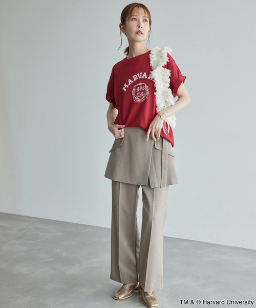 ROPE' PICNIC（ロペピクニック）の「YALE&HARVARD/プリントTシャツ（Tシャツ/カットソー・レディース・ブルー系その他/ボルドー・38）」の14枚目の写真