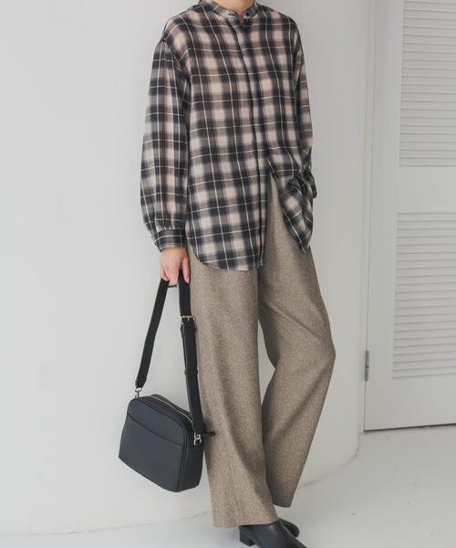 URBAN RESEARCH DOORS（アーバンリサーチドアーズ）の「ネップツィードイージーパンツ（その他パンツ・レディース・ブラウン系その他/グレー系その他・MEDIUM）」の21枚目の写真