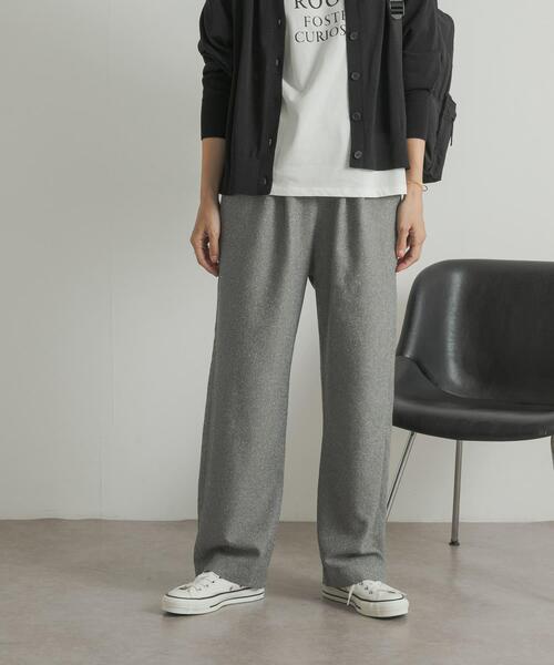 URBAN RESEARCH DOORS（アーバンリサーチドアーズ）の「ネップツィードイージーパンツ（その他パンツ・レディース・ブラウン系その他/グレー系その他・MEDIUM）」の4枚目の写真