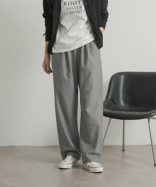 URBAN RESEARCH DOORS（アーバンリサーチドアーズ）の「ネップツィードイージーパンツ（その他パンツ・レディース・ブラウン系その他/グレー系その他・MEDIUM）」の5枚目の写真