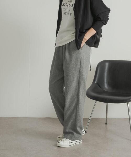 URBAN RESEARCH DOORS（アーバンリサーチドアーズ）の「ネップツィードイージーパンツ（その他パンツ・レディース・ブラウン系その他/グレー系その他・MEDIUM）」の6枚目の写真