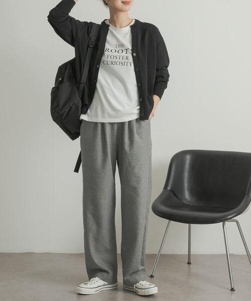 URBAN RESEARCH DOORS（アーバンリサーチドアーズ）の「ネップツィードイージーパンツ（その他パンツ・レディース・ブラウン系その他/グレー系その他・MEDIUM）」の9枚目の写真