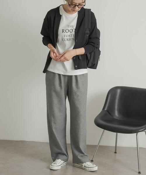 URBAN RESEARCH DOORS（アーバンリサーチドアーズ）の「ネップツィードイージーパンツ（その他パンツ・レディース・ブラウン系その他/グレー系その他・MEDIUM）」の10枚目の写真