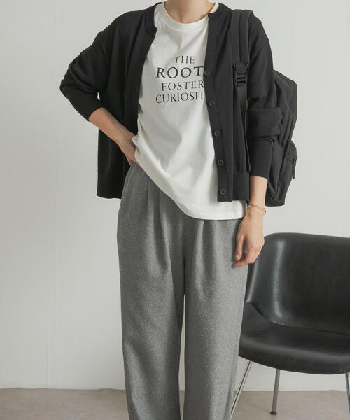 URBAN RESEARCH DOORS（アーバンリサーチドアーズ）の「ネップツィードイージーパンツ（その他パンツ・レディース・ブラウン系その他/グレー系その他・MEDIUM）」の11枚目の写真