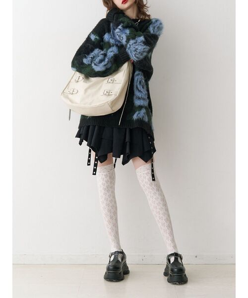 jouetie（ジュエティ）の「バナナショルダーBAG（ショルダーバッグ・レディース・アイボリー/シルバー/ブラック・FREE）」の4枚目の写真