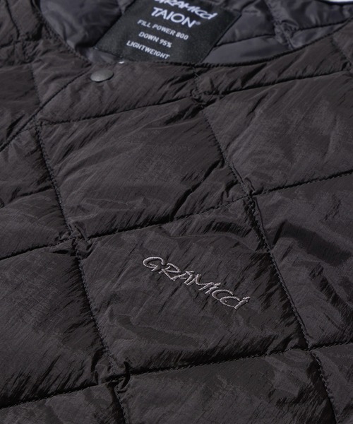 Gramicci(グラミチ)の「【GRAMICCI×TAION】 INNER DOWN JACKET / インナーダウンジャケット G4FU-J101-TG(ダウンジャケット/コート・メンズ・ダークブラウン/ブラック/ストーン・SMALL/MEDIUM/LARGE/X-LARGE)」の10枚目の写真