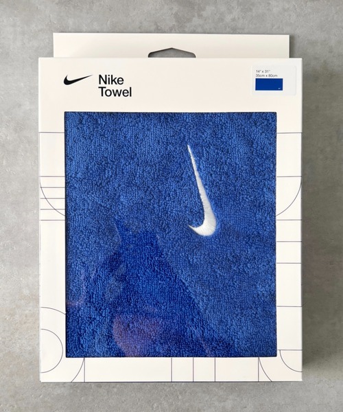 Nike(ナイキ)/ロゴ刺繍 文字入り ソリッドコアタオル ミディアム