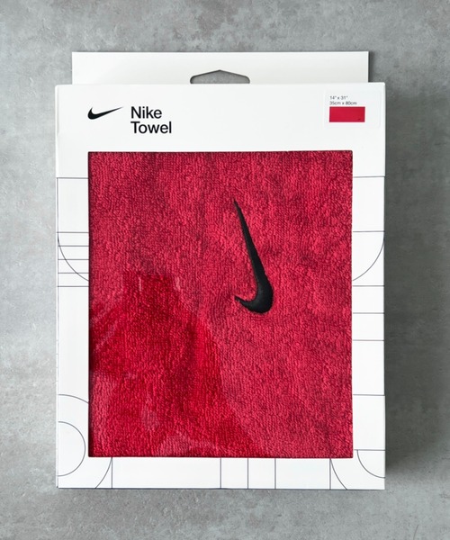 Nike(ナイキ)/ロゴ刺繍 文字入り ソリッドコアタオル ミディアム