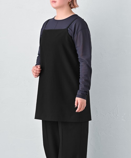 STYLE DELI(スタイルデリ)の「【BLK001】キャミソールオールインワン(サロペット/オーバーオール・レディース・チャコールグレー/ブラック・FREE)」の11枚目の写真