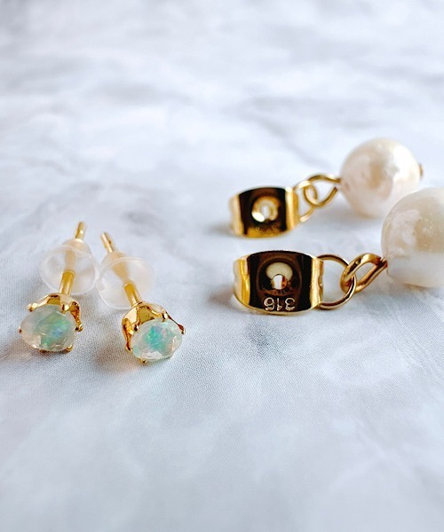 SPICY COLORS】小さな宝石2wayピアス【サージカルステンレス