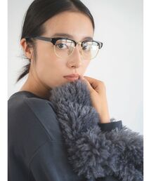 Ungrid | ハーフリム伊達メガネ(メガネ)