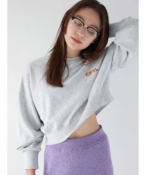 Ungrid（アングリッド）の「ハーフリム伊達メガネ（メガネ・レディース・ブラック・FREE）」の5枚目の写真