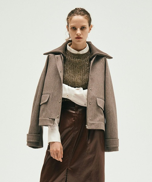 ESTNATION（エストネーション）の「COLUMN / 2WAYリブビッグカラー