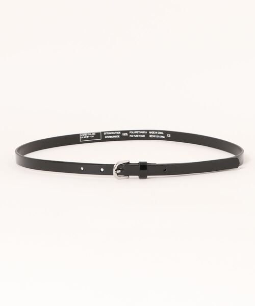 BENETTON (UNITED COLORS OF BENETTON)（ベネトンユナイテッドカラーズオブベネトン）の「アクセント細ベルト（ベルト・レディース・ブラック/ブルー/ベージュ・LARGE/MEDIUM/SMALL）」の10枚目の写真