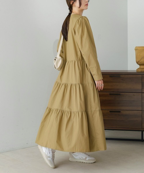 セール】ティアードフレアワンピース（ワンピース）｜Bab（バブ）の  