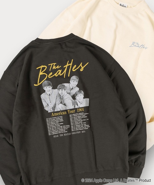 The Beatles（ザビートルズ）の「【0】【THE BEATLES】ツアーデザイン＆フォトプリント スウェット バックプリント オーバーサイズ（スウェット・メンズ・オフホワイト/チャコールグレー/アッシュグレー/アイボリー/ライトグレー/ダークグレー・M/L/XL）」の6枚目の写真
