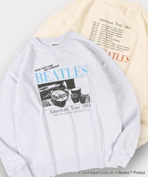 【0】【THE BEATLES】ツアーデザイン&フォトプリント スウェット バックプリント オーバーサイズ