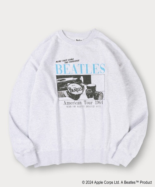The Beatles（ザビートルズ）の「【0】【THE BEATLES】ツアーデザイン＆フォトプリント スウェット バックプリント オーバーサイズ（スウェット・メンズ・オフホワイト/チャコールグレー/アッシュグレー/アイボリー/ライトグレー/ダークグレー・M/L/XL）」の20枚目の写真