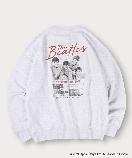 The Beatles（ザビートルズ）の「【0】【THE BEATLES】ツアーデザイン＆フォトプリント スウェット バックプリント オーバーサイズ（スウェット・メンズ・オフホワイト/チャコールグレー/アッシュグレー/アイボリー/ライトグレー/ダークグレー・M/L/XL）」の15枚目の写真