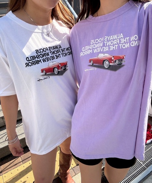ピグメントプリントルーズT（Tシャツ/カットソー）｜ACLENT
