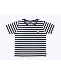 KIRSH X HELLO KITTY STRIPE OVERFIT T-SHIRT/キルシー ハローキティ ストライプ Tシャツ