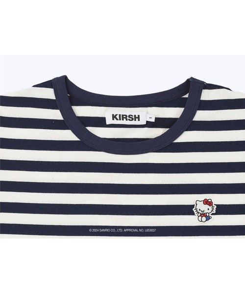 セール】KIRSH X HELLO KITTY STRIPE OVERFIT T-SHIRT/キルシー