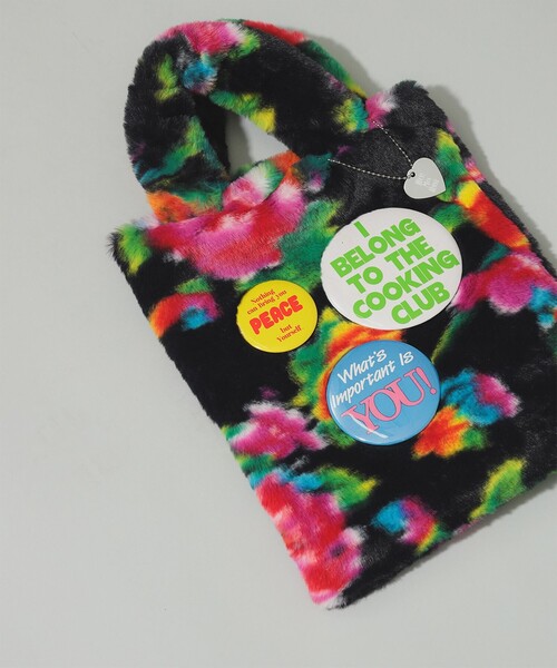 Ray BEAMS（レイビームス）の「HEY！Mrs ROSE / Flower Fur バッグ