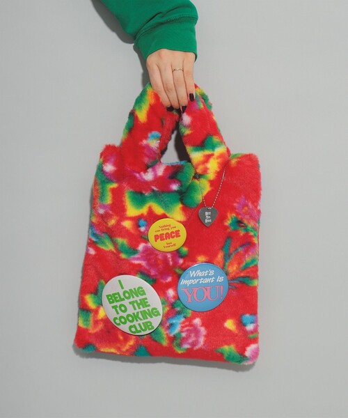 Ray BEAMS（レイビームス）の「HEY！Mrs ROSE / Flower Fur バッグ