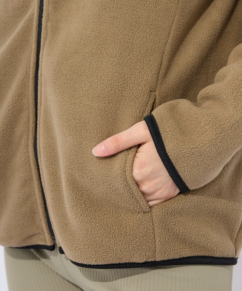 FILA（フィラ）の「マイクロフリース　切り替えスタンドジャケット　フルジップブルゾン（その他アウター・レディース・ピンク/ネイビー/ベージュ/ブラック・X-LARGE/LARGE/MEDIUM）」の13枚目の写真