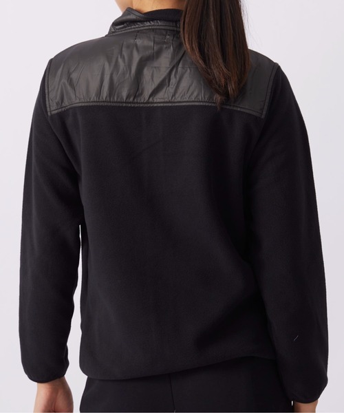 FILA（フィラ）の「マイクロフリース　切り替えスタンドジャケット　フルジップブルゾン（その他アウター・レディース・ピンク/ネイビー/ベージュ/ブラック・X-LARGE/LARGE/MEDIUM）」の20枚目の写真