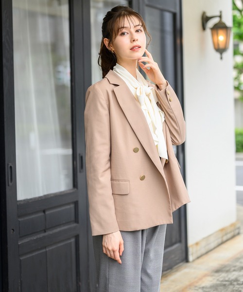 MISCH MASCH（ミッシュマッシュ）の「フリルボウタイブラウス/MM448101（シャツ/ブラウス・レディース・ブラック/アイボリー/ピンク・ﾌﾘ-）」の7枚目の写真