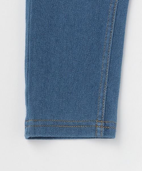 petit main(プティマイン)の「カットデニムストレートパンツ(デニムパンツ・キッズ・ネイビー/ブルー・80cm/90cm/100cm/110cm/120cm/130cm)」の7枚目の写真