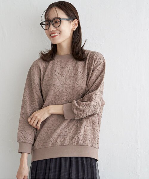 ikka(イッカ)の「フクレジャカードプルオーバー(Tシャツ/カットソー・レディース・オフホワイト/チャコール/モカ・M/L/S)」の19枚目の写真
