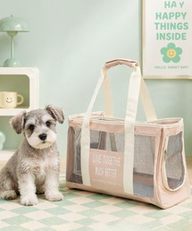 NOLITA LABORATORY（ノリータラボラトリー）の「【 NOLITA / ノリータ 】小型犬 用 猫 ペットキャリア 折りたたみ式 ジップ クロージャー 付きトラベルバッグ ドッグキャリー メッシュペットキャリーバッグ（ペット用キャリーケース）」