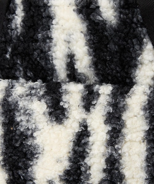 BARNYARDSTORM（バンヤードストーム）の「BARNYARDSTORM / アニマルボアトート【WEB限定カラー】（トートバッグ・レディース・ホワイト/グレー/レオパード・FREE）」の14枚目の写真