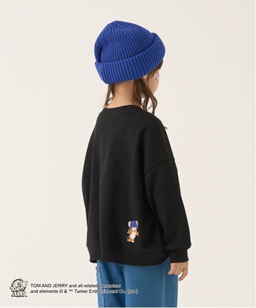 b・ROOM(ビールーム)の「【TOM AND JERRY】【毛玉バイバイ裏毛】ビッグシルエットプリントスウェット(スウェット・キッズ・トップグレー/オートミール/ブラック・110cm/100cm/120cm/130cm/140cm/150cm)」の15枚目の写真