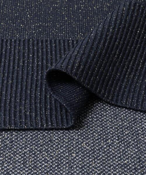 ITEMS URBANRESEARCH(アイテムズ アーバンリサーチ)の「スウェットライクラメニット(ニット/セーター・レディース・グレー/オフホワイト/ネイビー・FREE)」の10枚目の写真