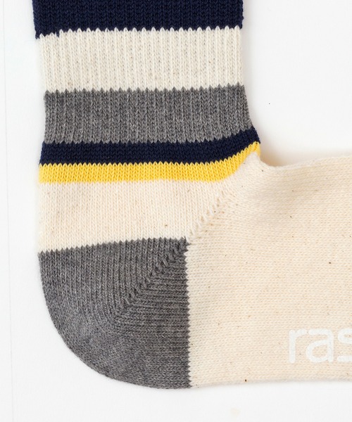 rasox（ラソックス）の「rasox（ラソックス）／　マルチボーダー・クルー（ソックス/靴下・レディース・イエロー/オレンジ系その他2/レッド/ブラウン系その他2・MEDIUM/LARGE/SMALL）」の13枚目の写真