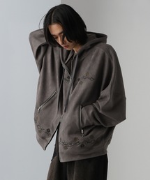 HARE | シシュウスウェードZIPパーカー(HARE)(パーカー)
