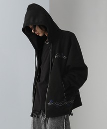 HARE | シシュウスウェードZIPパーカー(HARE)(パーカー)