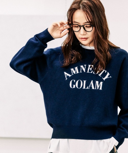 ロン様ページ GLOBAL WORK（グローバルワーク）の「メルティロゴプルオーバー