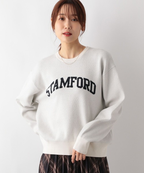 セール】メルティロゴプルオーバー/115959（ニット/セーター