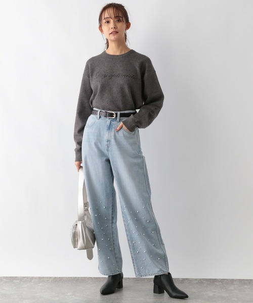 セール】メルティロゴプルオーバー/115959（ニット/セーター