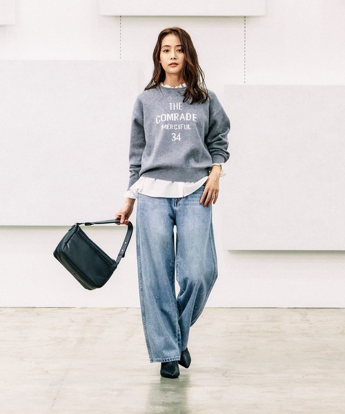 セール】メルティロゴプルオーバー/115959（ニット/セーター）｜GLOBAL