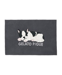 ジェラートピケ  SLEEPING DOG ジャガードブランケット グリーン ジェラートピケ SLEEPING DOG ジャガードブランケット コーギー