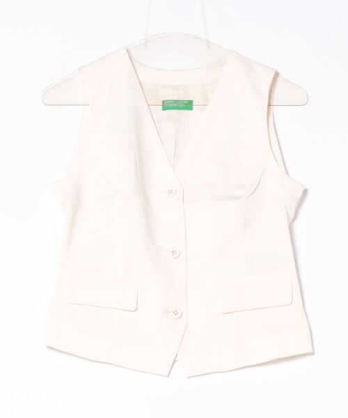 BENETTON (UNITED COLORS OF BENETTON)(ベネトンユナイテッドカラーズオブベネトン)の「無地カラーベスト(ベスト・レディース・ピンクベージュ/クリーム/ブラック・38/44/42/40)」の17枚目の写真