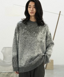 WYM LIDNM（ウィム バイ リドム）の「MOHAIR BLEND JACQUARD SHAGGY KNIT（ニット/セーター・メンズ）」